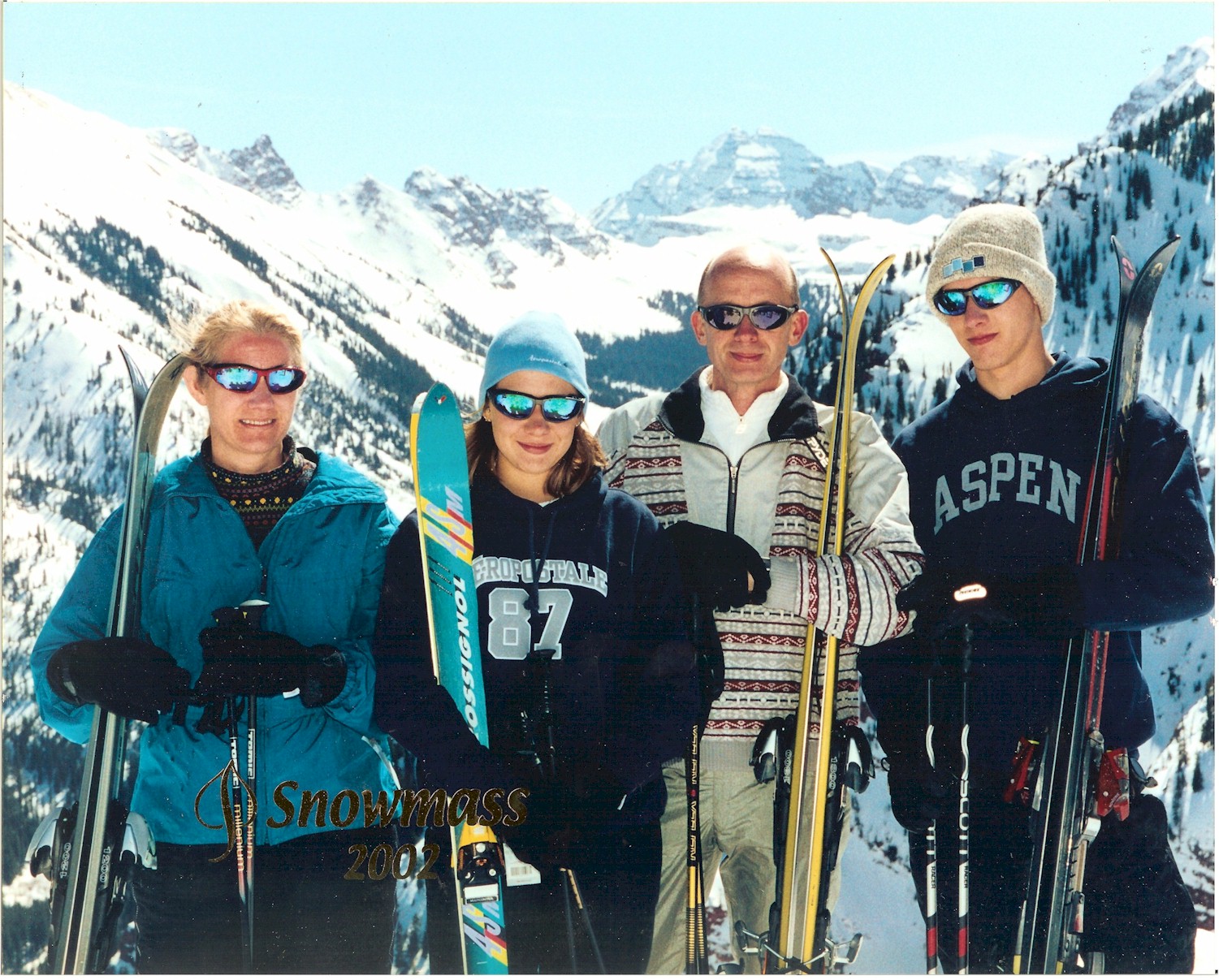 2002 Rick and family, Snowmass, CO