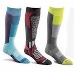 Ski socks designed for great fitting ski boots that wick moisture and keep your feet dry and warm.